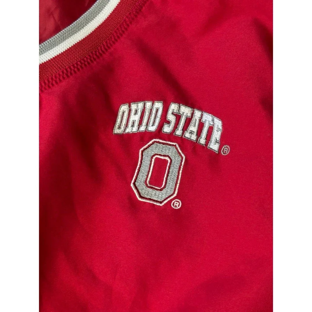 Ohio State Buckeyes Colosseum Athletics Red V-Neck Vest Men's Size L